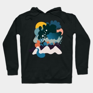 Climate frenzy- Mountain storm Hoodie